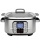 Midea Slow Cooker, Multi Cooker, Locking Glass Lid for Easy Transport, Auto Keep Warm, Dishwasher Safe, Digital Program